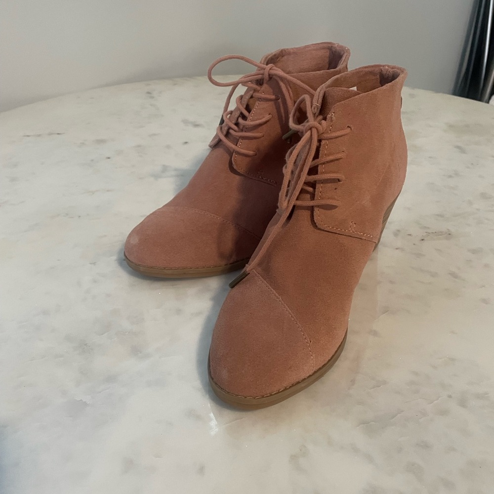 Toms Hyde Womens Boots Rose Sz. 8
